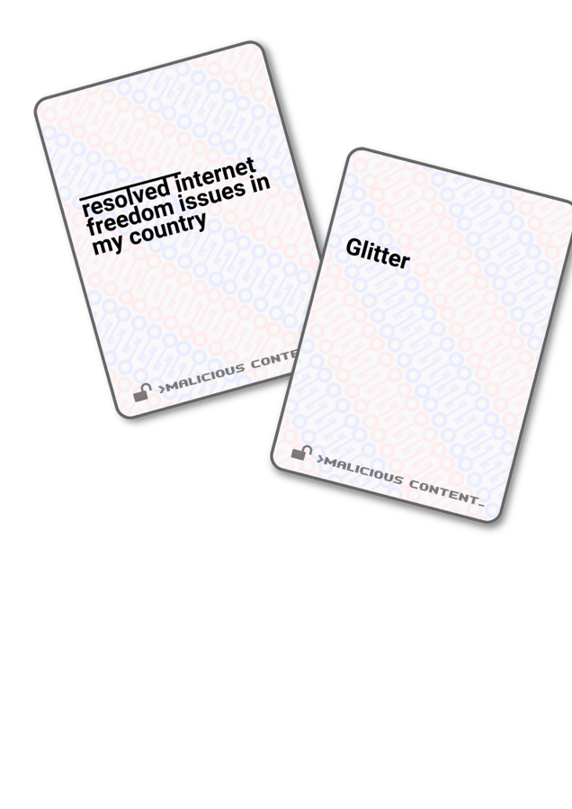 IF Glitter card