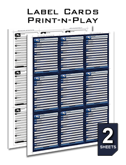 Label Cards print-n-play
